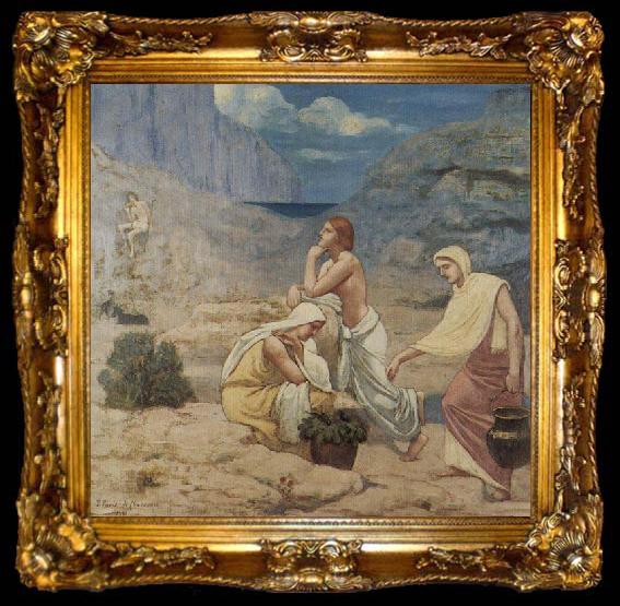 framed  Pierre Puvis de Chavannes Magdalena, ta009-2